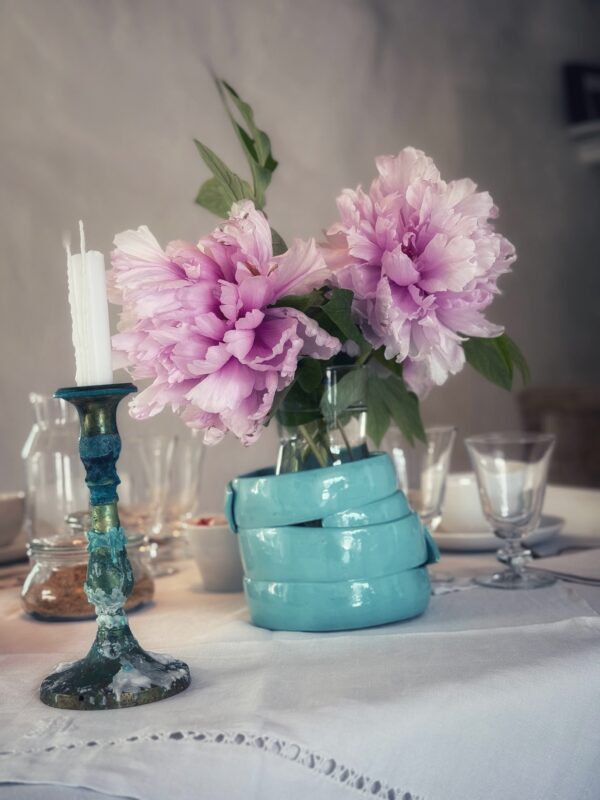 Vaso TUBÌ  piccolo celeste - immagine 3