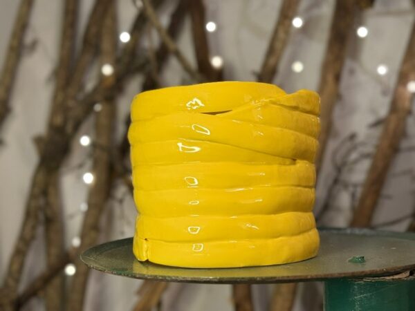 Vaso TUBÌ Medio Giallo - immagine 2