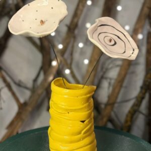 Vaso TUBÌ  piccolo giallo