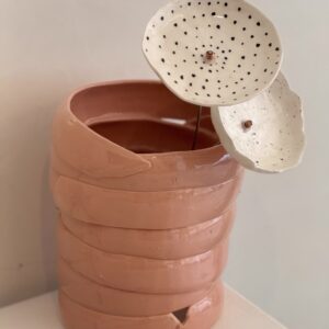Vaso TUBÌ  piccolo rosa