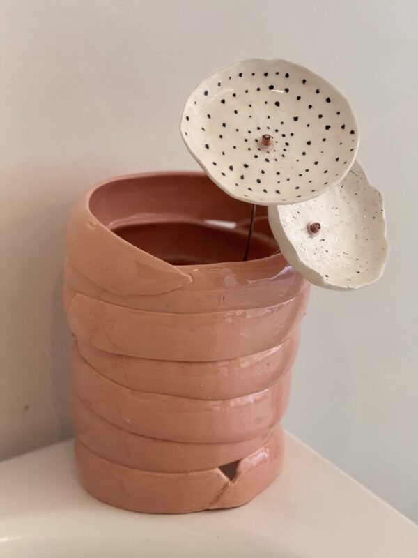 Vaso TUBÌ  piccolo rosa