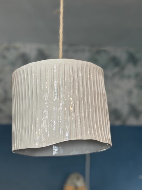 Lampada a sospensione bianca