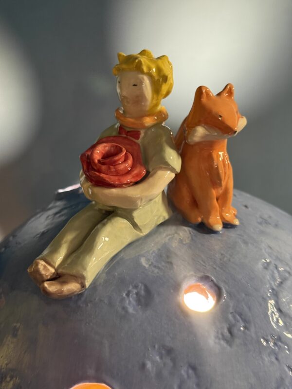 Lampada 'Il Piccolo Principe" blu - immagine 3