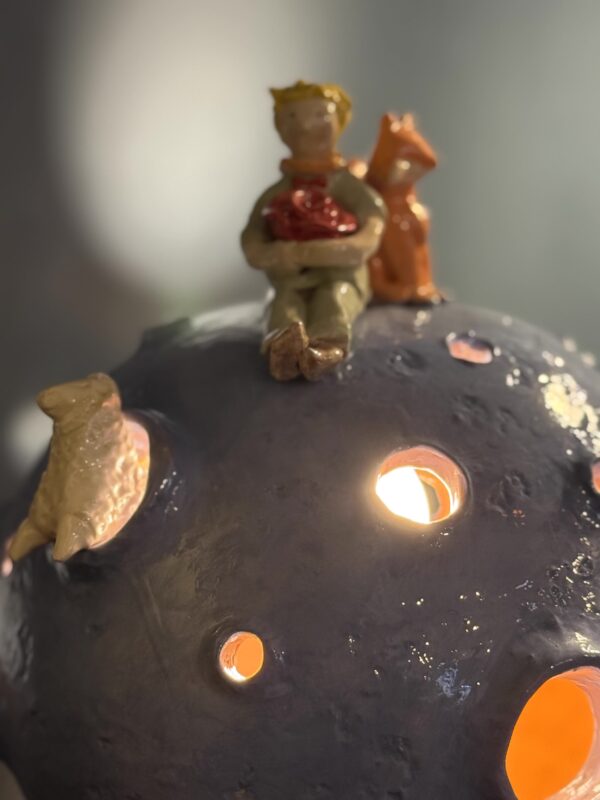 Lampada 'Il Piccolo Principe" blu - immagine 4