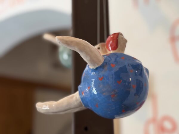 Donna Cannone volante blu - immagine 4