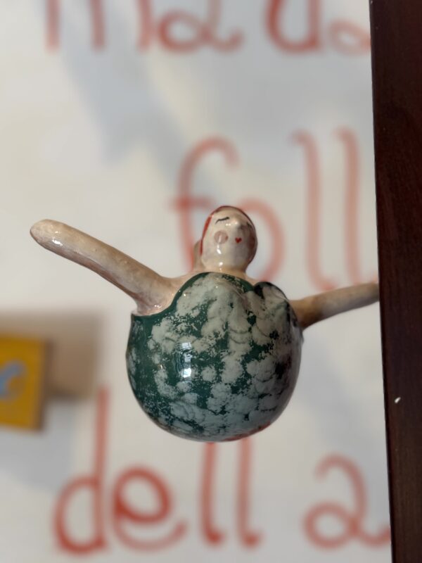 Donna cannone volante verde - immagine 3