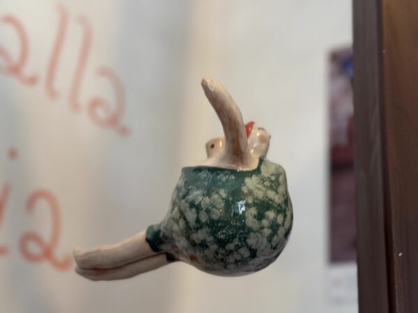 Donna cannone volante verde - immagine 2