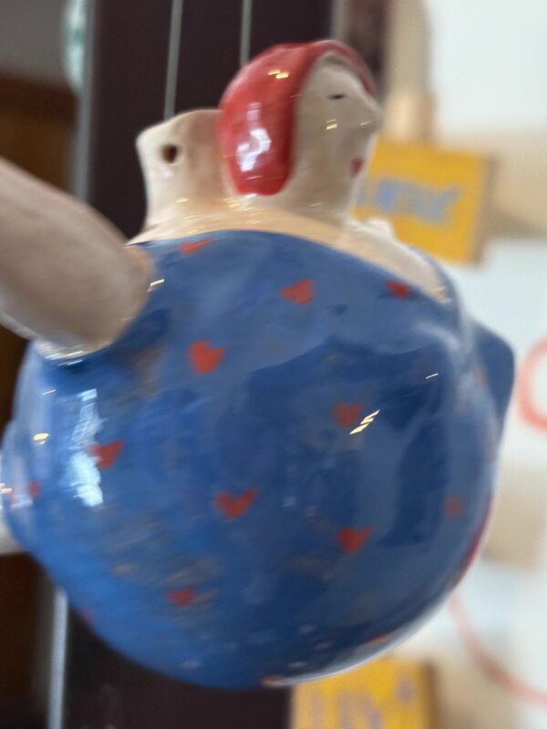 Donna Cannone volante blu - immagine 2
